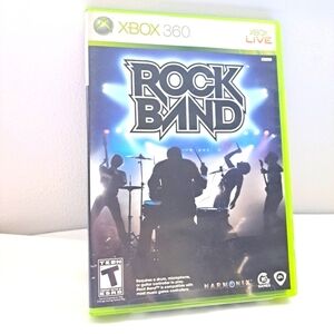 Rock Band Video Game Microsoft Xbox 360, 2007 With Manual Untested